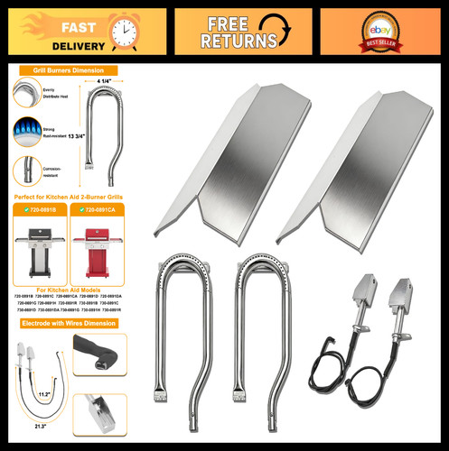 Kit ricambi griglia acciaio - kit,